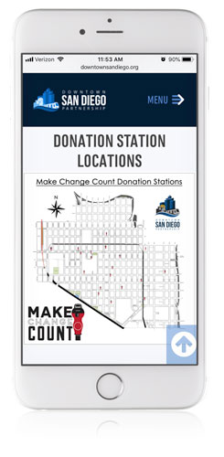 Make Change Count map of donation station locations. 